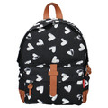 Kidzroom Children's Backpack Black&White Hearts