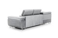 Corner Sofa-Bed Left Annabelle Monolith 84, grey