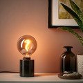 MOLNART LED bulb E27 140 lumen, globe grey clear glass, 125 mm