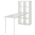 KALLAX / LAGKAPTEN Desk combination, white, 77x179x147 cm