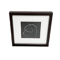 GoodHome Picture Frame Islande 30 x 30 cm, walnut