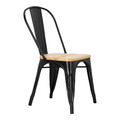 Chair Paris Wood, black, pine natural