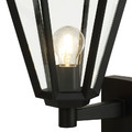 GoodHome Garden Outdoor Wall Lamp Radley E27 IP44, black