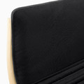 POÄNG Armchair, birch veneer, Knisa black