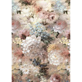 GoodHome Vinyl Wall Mural Wallpaper Verdi, light pink flowers