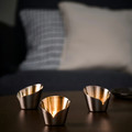PRAKTAND Tealight holder, stainless steel, 7 cm