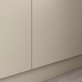 PAX / FORSAND Wardrobe combination, grey-beige/white stained oak effect grey-beige, 250x60x201 cm