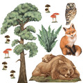 Wall Sticker Set - Forest Animals I