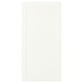 SANNIDAL Door with hinges, white, 60x120 cm