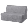 LYCKSELE Cover for 2-seat sofa-bed, Knisa light grey