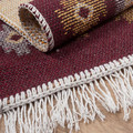 Rug Plaid 60x120 cm, plum diamonds