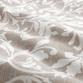 VÅRBRÄCKA Quilt cover and pillowcase, beige, white, 150x200/50x60 cm