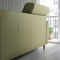 SLATORP 2-seat sofa, Vissle yellow-green
