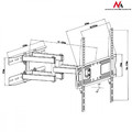 TV Wall Mount 26-55" 30kg MC-760, black