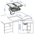 TÄCKNAN Ind hob/int extractor w recirc kit, IKEA 500/black
