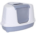 Corner Cat Litter Toilet with Filter, beige