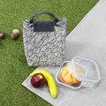 Lunch Set Cool Bag & Glass Lunchbox, grey