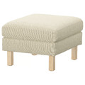 SALTSJÖBADEN Footstool, Fridtuna light beige