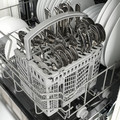 LAGAN Freestanding dishwasher, white