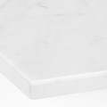 ÄNGSJÖN / BACKSJÖN Wash-stand/wash-basin/tap, brown oak effect/white marble effect, 102x49x71 cm