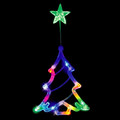 Christmas LED Decoration for Window Christmas Tree, multicolour, battery-operated