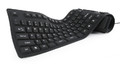 KB-109F-B Flexible keyboard, USB + PS/2 combo, black color, US layout