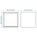 EKET Wall-mounted cabinet combination, white, 35x35x35 cm