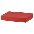 LACK Wall shelf, red, 30x26 cm