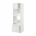 METOD / MAXIMERA Hi cab f ov/combi ov w dr/2 drwrs, white/Stensund white, 60x60x200 cm