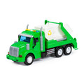 Container Truck with Light & Sound 34x12x19, green, 3+