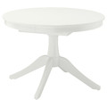 ROSENTORP Extendable table, white, 110/155 cm