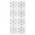 Christmas Crystal Stickers Snowflake 8pcs