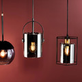 Pendant Lamp Kalula 1 x 40 W E27, black/brown