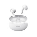 Trust Yavi Bluetooth ENC Earphones, White
