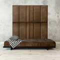 Upholstered Wall Panel Stegu Mollis Rectangle 90 x 30 cm, dark brown