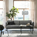 ÄPPLARYD 3-seat sofa, Lejde grey/black, 231x93 cm