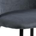 Dining Chair Ines, grey corduroy
