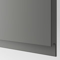 BESTÅ TV storage combination/glass doors, dark grey Sindvik/Västerviken dark grey, 240x42x129 cm