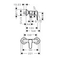 Hansgrohe Shower Mixer Tap My Sport