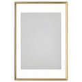 SILVERHÖJDEN Frame, gold-colour, 61x91 cm
