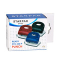 2-Hole Punch 5.5mm, plastic, 1pc, dark red