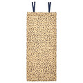 SANDLÖPARE Quilted mat, dark blue/cheetah savannah, 60x140 cm