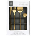 Cutlery Set for 6 People, gold colour, stainless steel