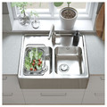 SÄLJAN Worktop, light grey mineral effect, laminate, 186x3.8 cm