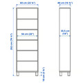 BESTÅ Cabinet unit, white, 60x40x202 cm