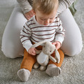 DVÄRGHARE Soft toy, bunny/beige, 21 cm