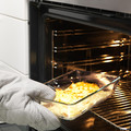 MIXTUR Oven/serving dish, clear glass, 27x18 cm