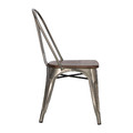 Chair Paris Wood, metallic, pine, walnut