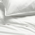 ÄNGSLILJA Duvet cover and 2 pillowcases, white, 200x200/50x60 cm