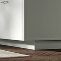 ASPUDDEN Plinth, light grey, 220x8 cm